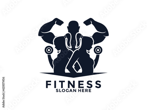 Fitness and Gym Logo Design Vector
