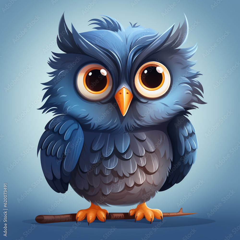 Cute owl vector art Cute owl vector art
