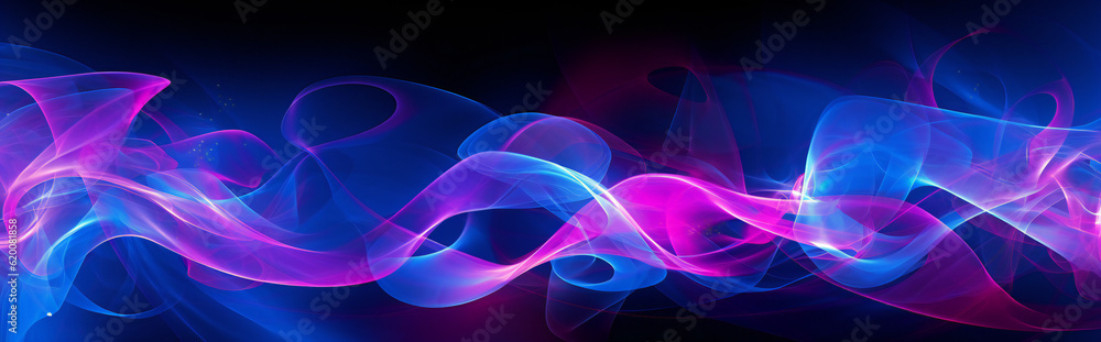 Abstract Wave Pattern, Purple, Blue, dark Abstract Wave Pattern, Purple, Blue, dark