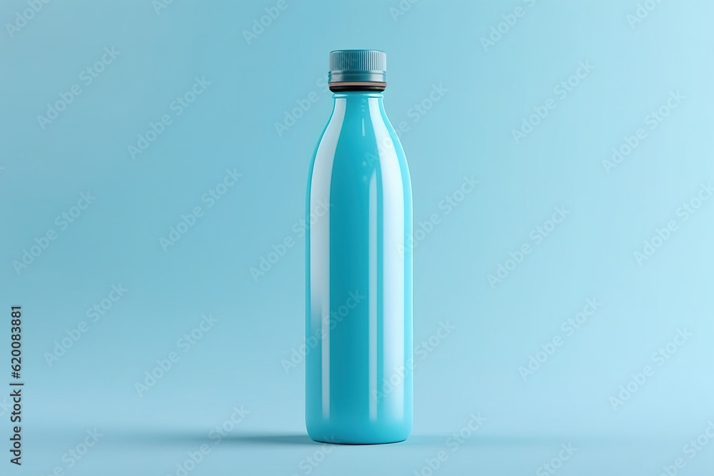 Glass bottle, packaging template Glass bottle, packaging template