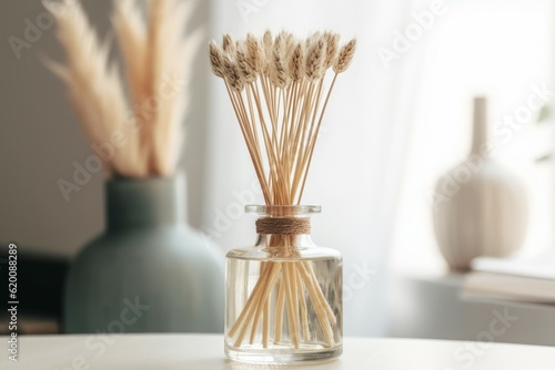 Aromatic reed air pot. Generate Ai