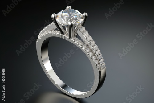 Diamond ring love. Generate Ai