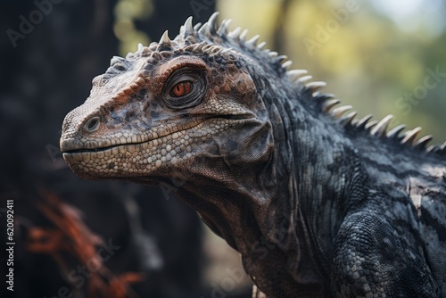 Close-Up of Kotasaurus, Natural light, Generative AI