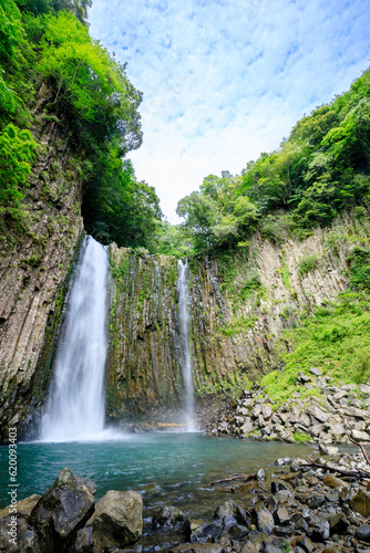 初夏の鹿目の滝　熊本県人吉市　Kaname Falls in early summer. Kumamoto Pref, Hitoyoshi City. photo