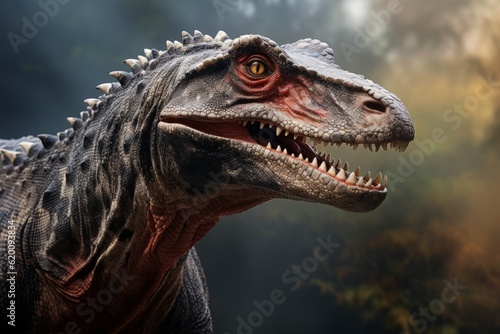 Close-Up of Nigersaurus  Natural light  Generative AI