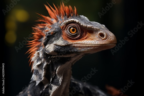 Close-Up of Ozraptor  Natural light  Generative AI