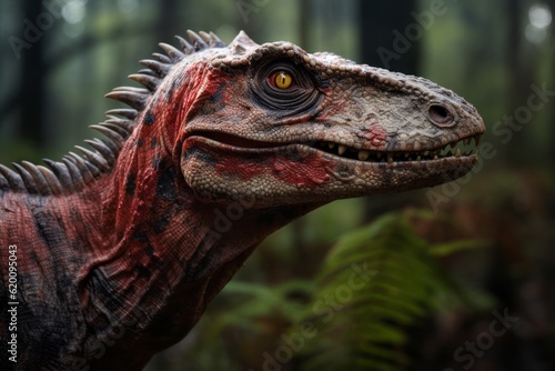 Close-Up of Xiaosaurus  Natural light  Generative AI