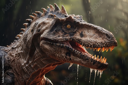 Close-Up of Yimenosaurus, Natural light, Generative AI © Giantdesign