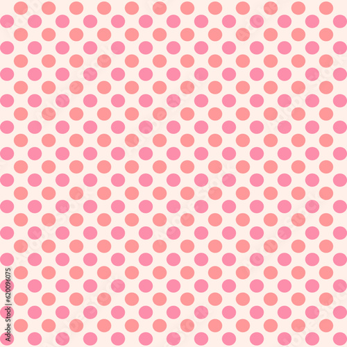 Dots pink pattern vector. Pink polka dots abstract background