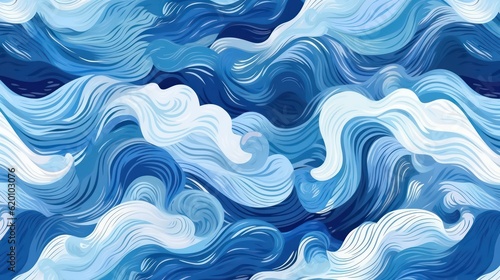 blue white water background