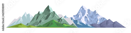 Natural elevation, mountains range wilderness