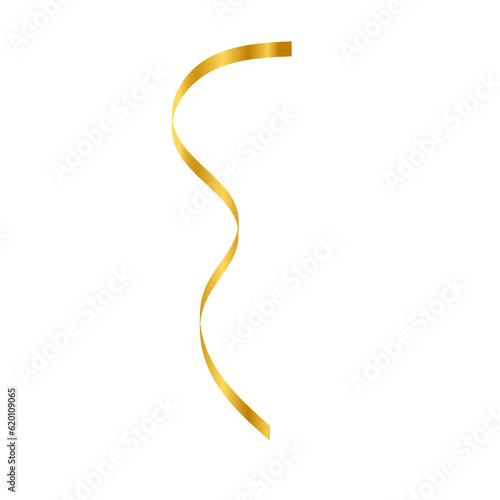 Gold Ribbon Illustration