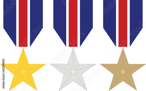 Military medal vector image