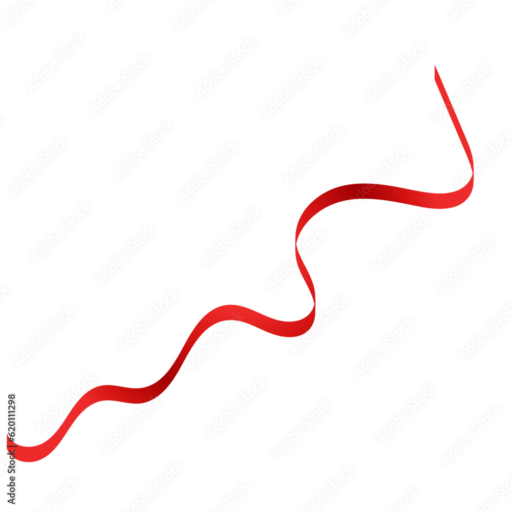 Red Ribbon Illustration Red Ribbon Illustration