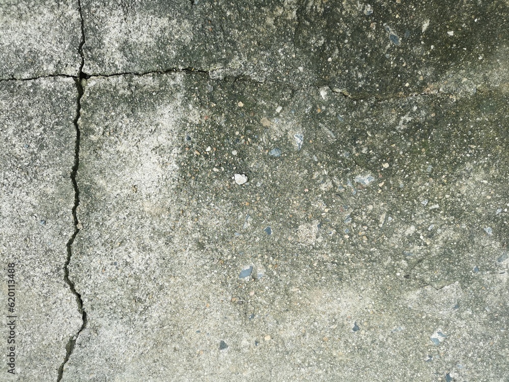 Cement floor and cracks background image Cement floor and cracks background image