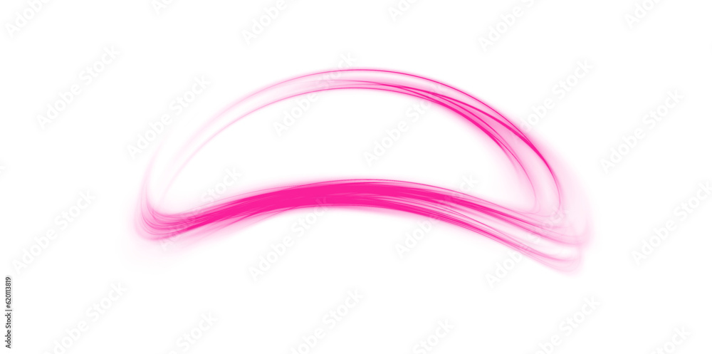 Pink magic spirals with sparkles. Pink light effect. Glitter particles with lines. Swirl effect. Pink magic spirals with sparkles. Pink light effect. Glitter particles with lines. Swirl effect.
