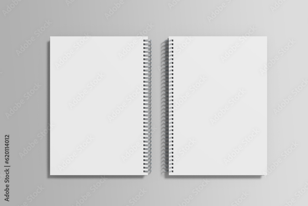Spiral Notebook Blank Mockup Spiral Notebook Blank Mockup