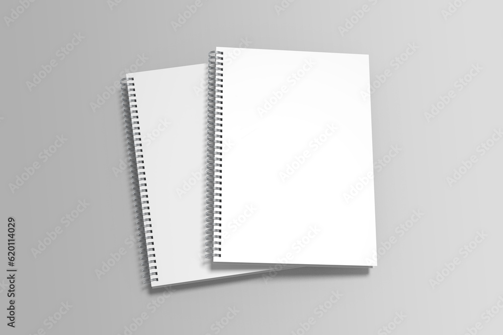 Spiral Notebook Blank Mockup Spiral Notebook Blank Mockup