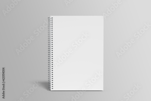 Spiral Notebook Blank Mockup