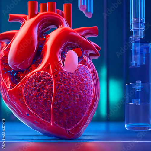 A colorful heart is shown with the word heart on it