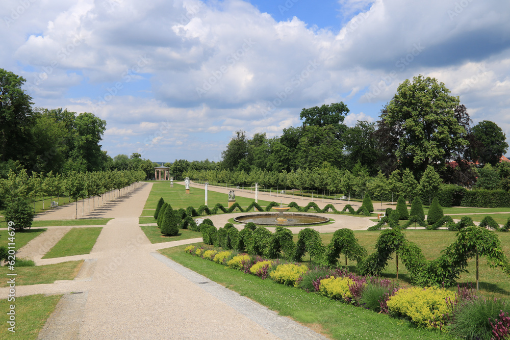 Schlossgarten Neustrelitz in Mecklenburg-Vorpommern