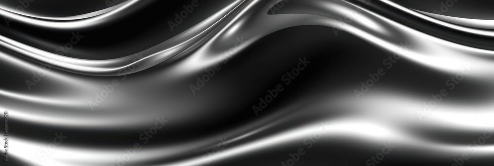 Abstract liquid background with silver metal wave Abstract liquid background with silver metal wave