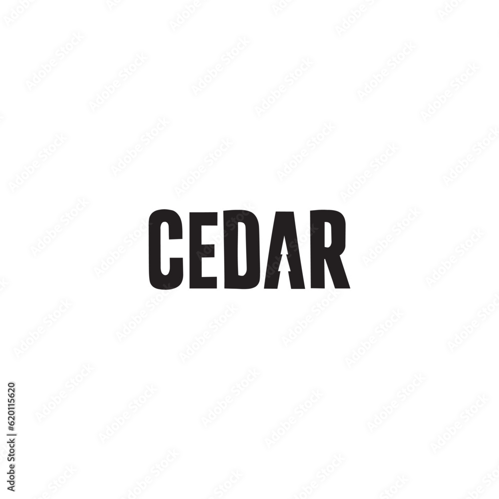Cedar logo or wordmark design Cedar logo or wordmark design