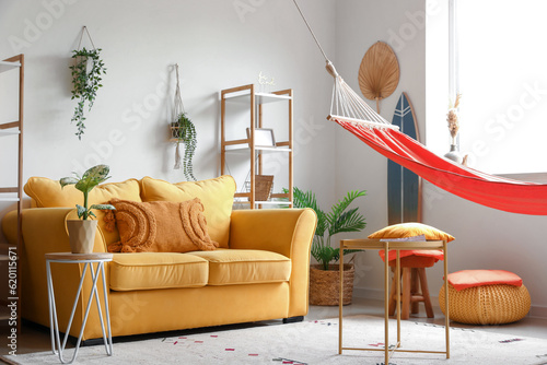 Modern living room interior...