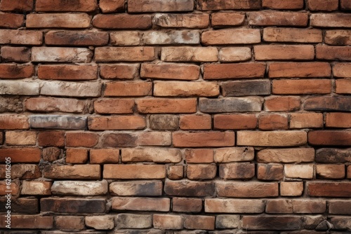Clean Brick Texture Background  Generative AI