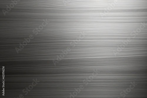 Clean Brushed Metal Texture Background, Generative AI