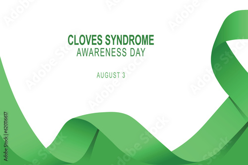 Cloves Syndrome Awareness Day background.
