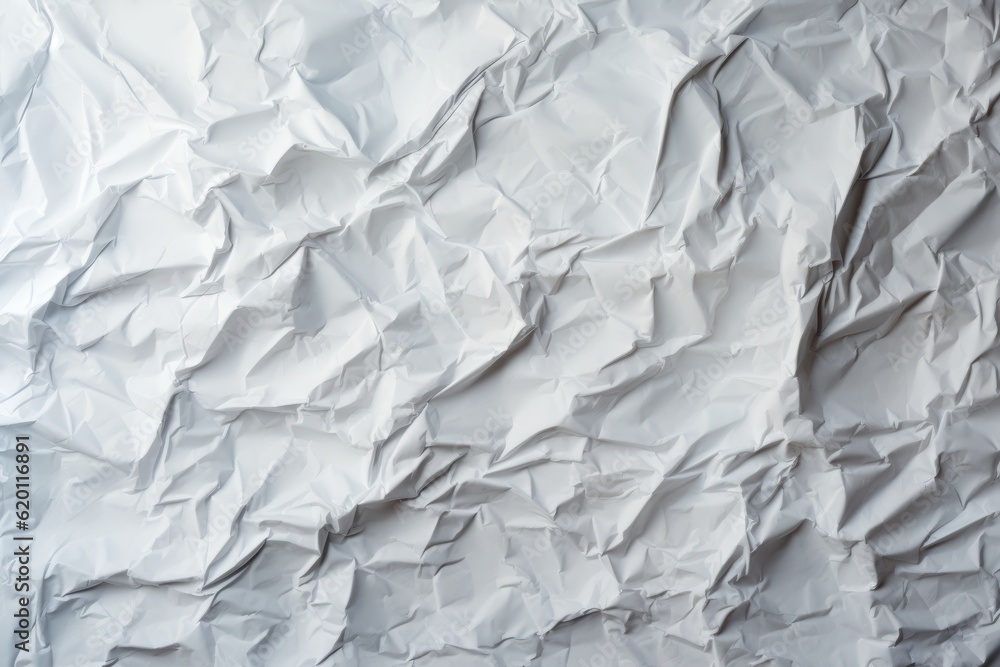 Clean Crumpled Paper Texture Background, Generative AI Clean Crumpled Paper Texture Background, Generative AI