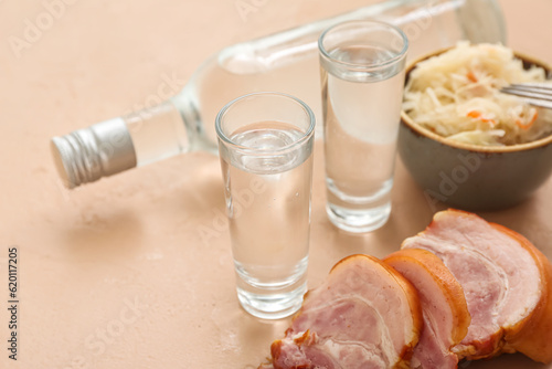 Traditional russian vodka s...