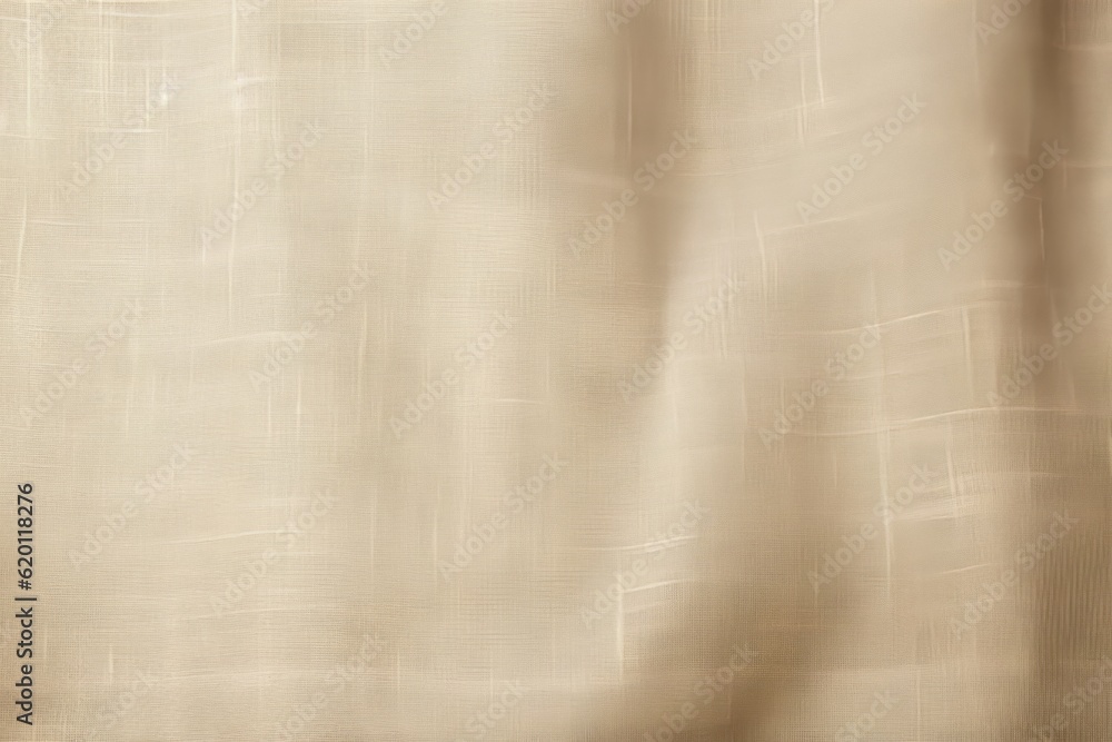 Fototapeta premium Clean Linen Texture Background, Generative AI 04