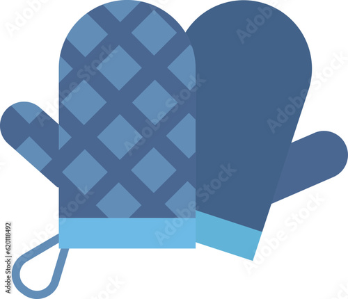 Oven Glove cooking illustration