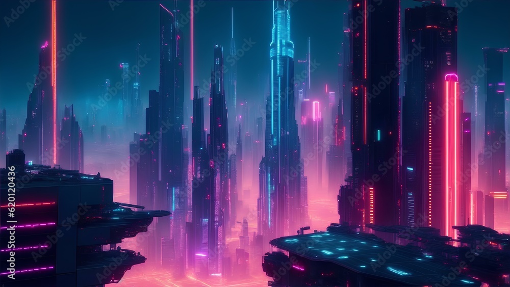 Technological Marvels: Futuristic Cityscapes with AI-Powered Systems