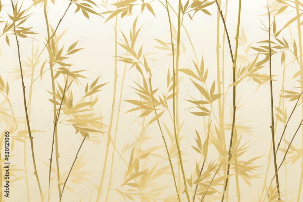 Minimalist Bamboo Pattern Background, Generative AI Minimalist Bamboo Pattern Background, Generative AI