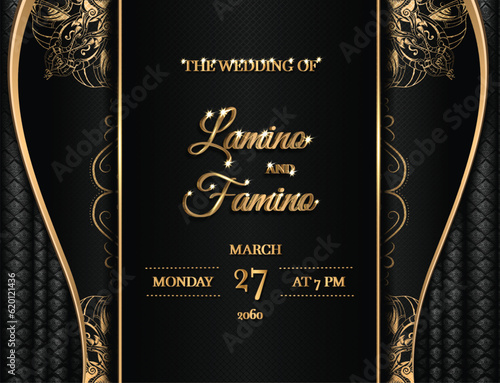 invitation wedding luxury