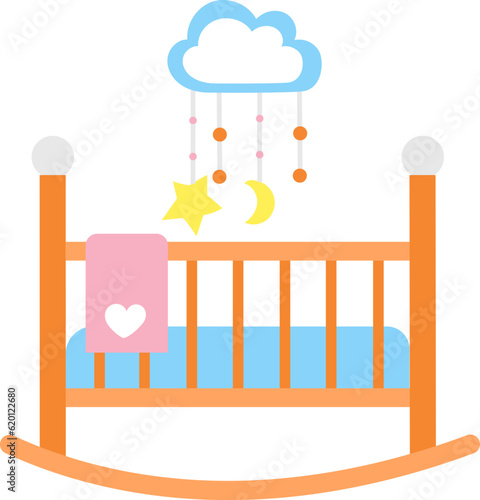 Cradle baby Illustration