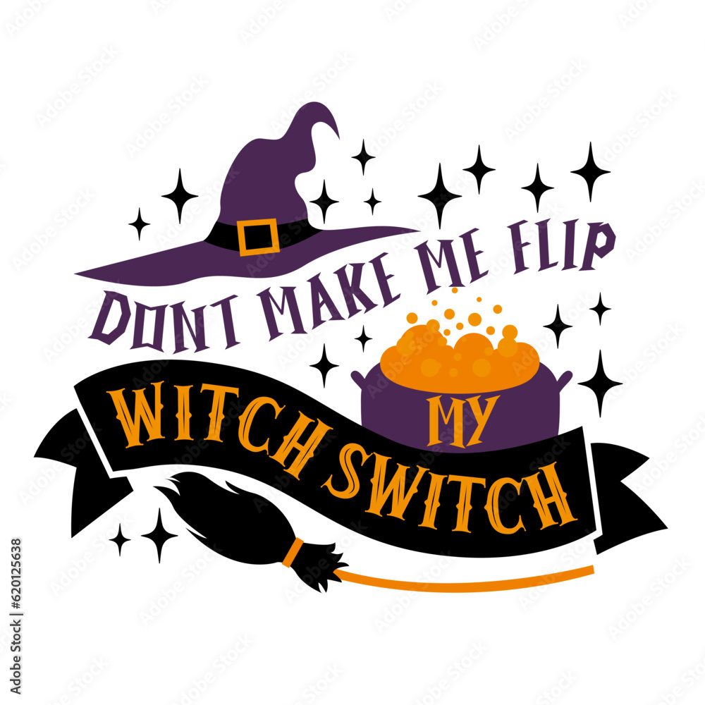 Halloween calligraphy lettering slogans about Halloween for flyer and print design. Templates for banners, posters, greeting postcards. Vector illustration