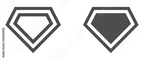 Comic hero vector icons