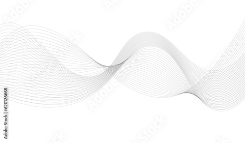 Abstract wave line element for background design. 