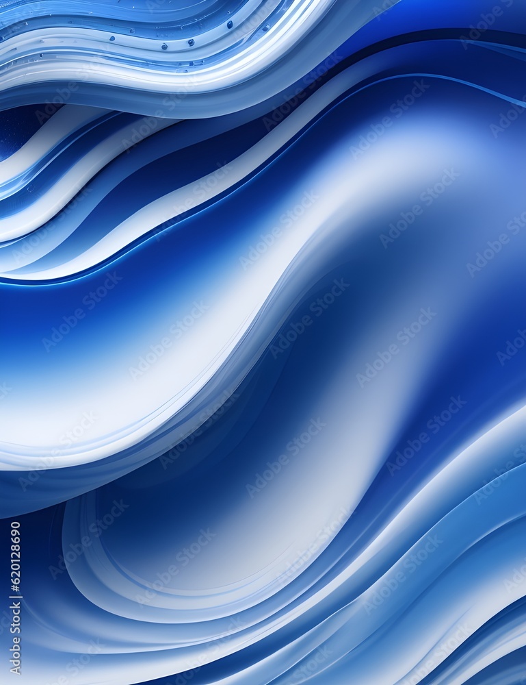Obraz premium Gradient wave