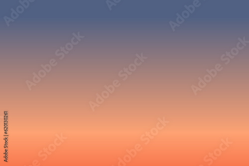 vector illustration of evening sunset atmosphere nobody no cloud for background.