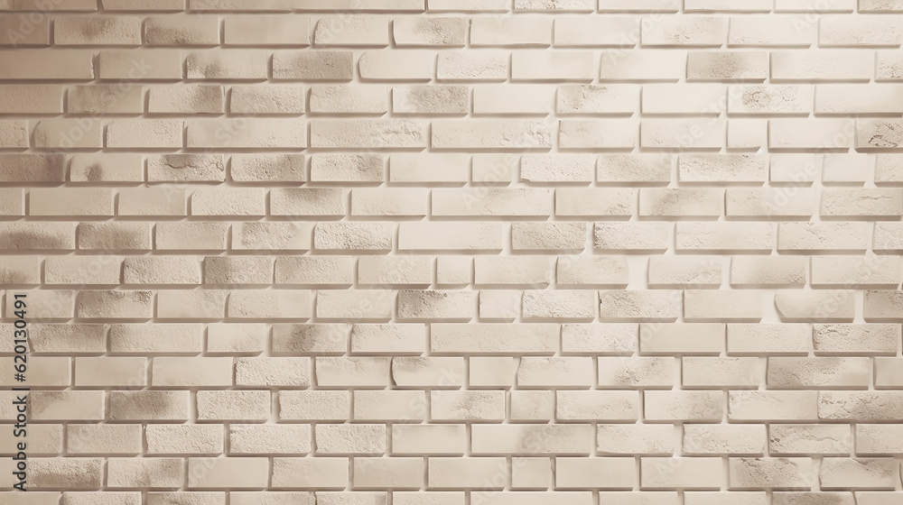 a white brick wall with light shining on it. The light creates shadows on the wall. a white brick wall with light shining on it. The light creates shadows on the wall.