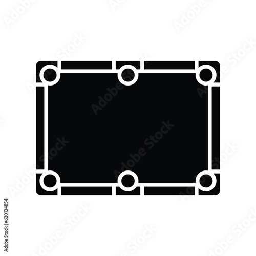 billiard icon vector design template in white background