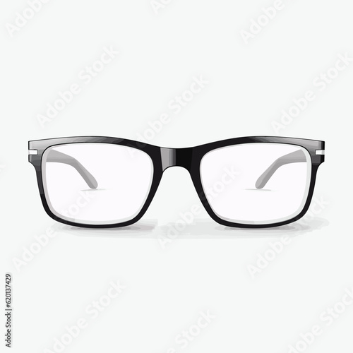 eye glasses vector flat minimalistic isolated illustration