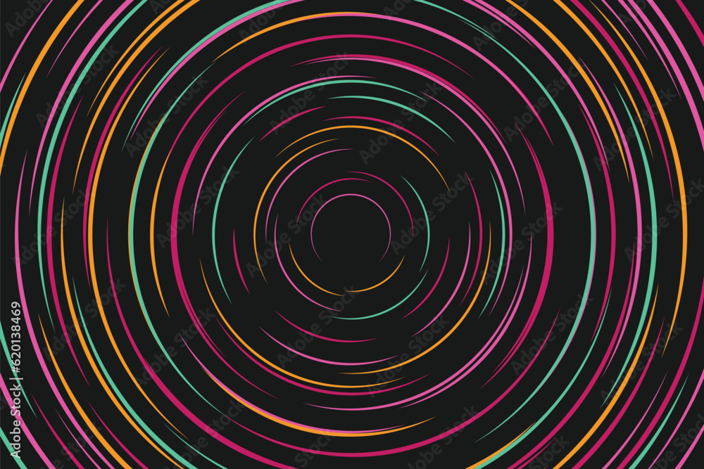 Geometric circle lines background. Geometric circle lines background.