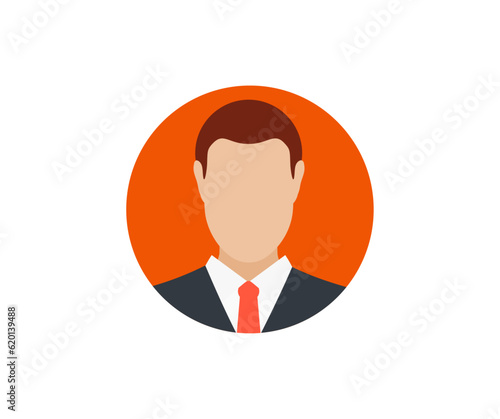 Default Avatar Profile. User profile icon. Profile picture, portrait symbol. User member, People icon in flat style.  Faceless businessman vector design and illustration.