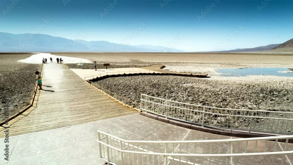 Surreal Beauty: Time-Lapse Scene of Bad Water Basin at Death Valley National Park, Nevada, Unveiled in Mesmerizing 4K Resolution Surreal Beauty: Time-Lapse Scene of Bad Water Basin at Death Valley National Park, Nevada, Unveiled in Mesmerizing 4K Resolution